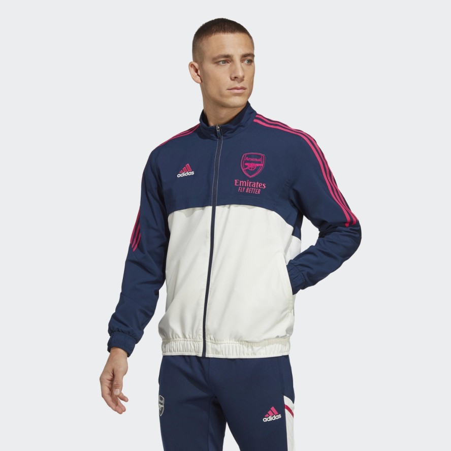 Kurtka do piłki nożnej męska Adidas Arsenal Presentation Condivo 2022/23