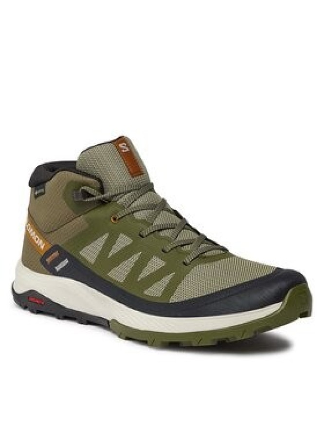 Salomon Trekkingi Outrise Mid GORE-TEX L47143600 Khaki