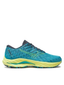 Mizuno Buty do biegania Wave Inspire 19 J1GC234452 Turkusowy