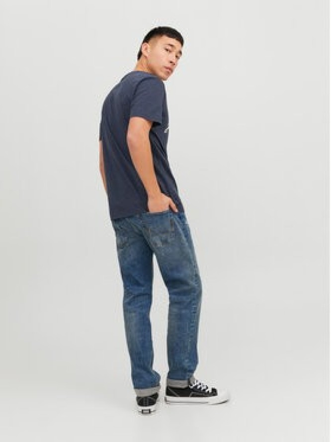 Jack&Jones T-Shirt Jace 12222037 Granatowy Regular Fit