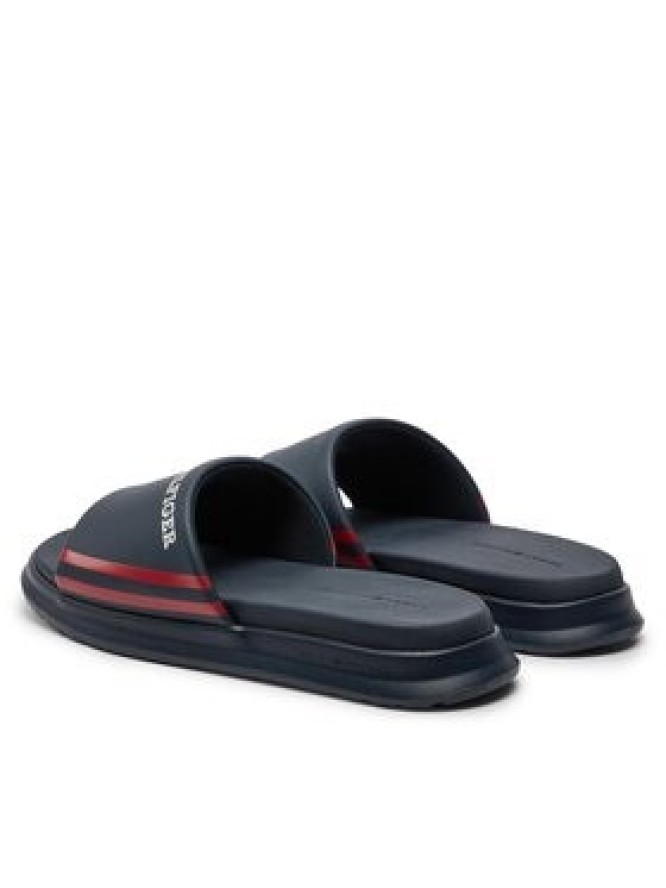 Tommy Jeans Klapki Dual Density Hilifger Pool Slide FM0FM05017 Granatowy