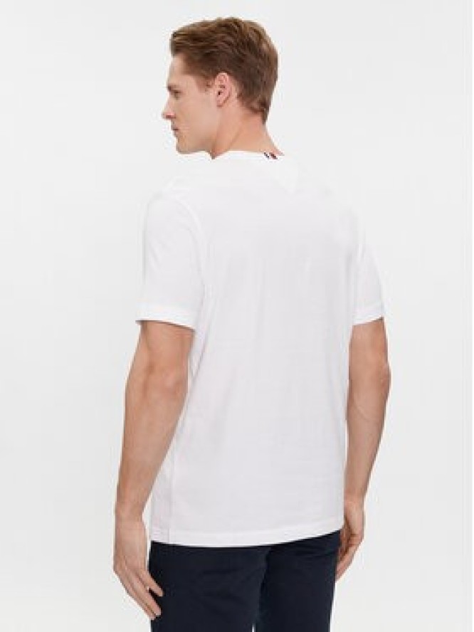 Tommy Hilfiger T-Shirt Script Logo Tee MW0MW33691 Biały Regular Fit