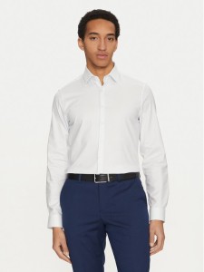 Calvin Klein Koszula K10K114307 Biały Slim Fit