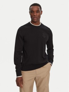 Dolce&Gabbana Sweter GXX72Z JBCE5 Czarny Regular Fit