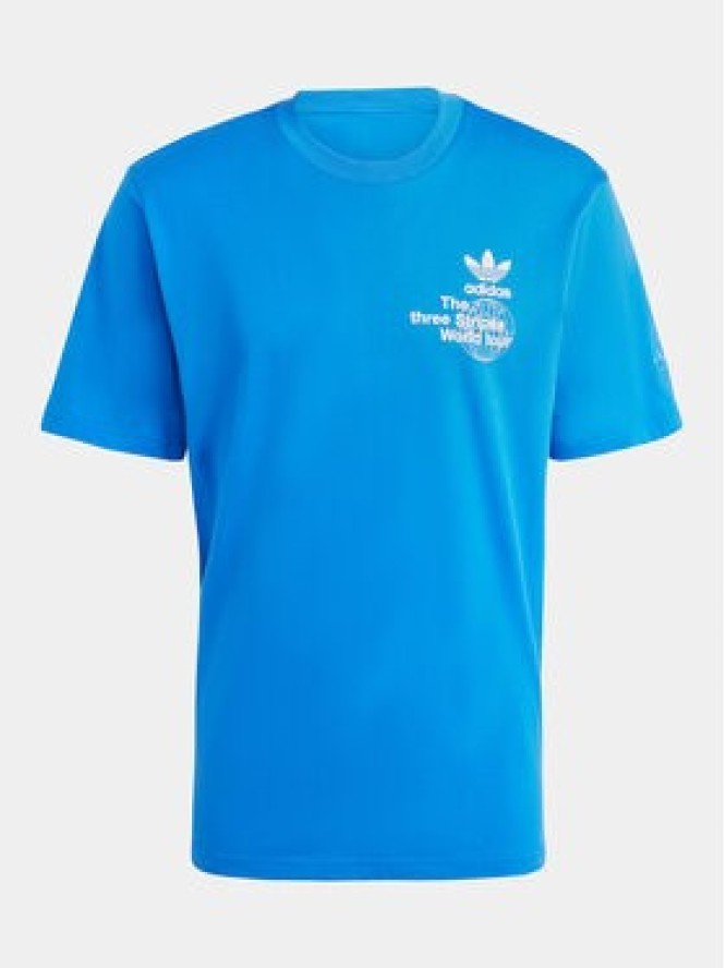 adidas T-Shirt BT IS0182 Niebieski Regular Fit