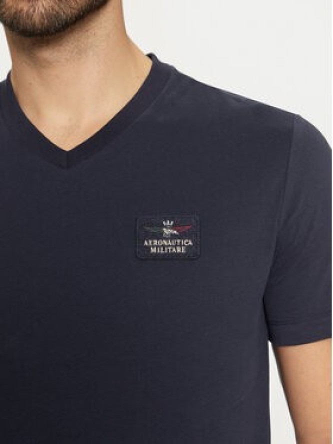 Aeronautica Militare T-Shirt 242TS2333J662 Granatowy Regular Fit