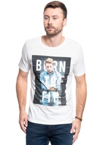 LEE T SHIRT PHOTO TEE WHITE CANVAS L60QEPRR