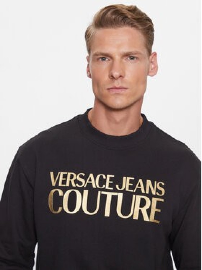 Versace Jeans Couture Bluza 75GAIT01 Czarny Regular Fit