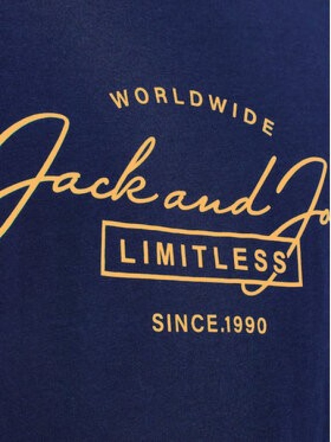 Jack&Jones T-Shirt Erris 12256799 Granatowy Standard Fit