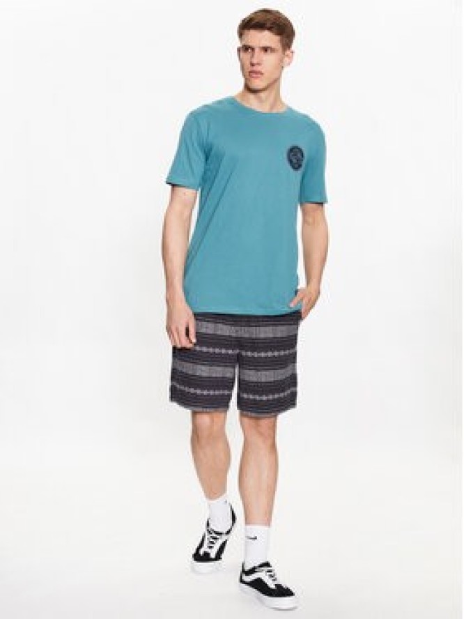 Quiksilver T-Shirt Core Bubble EQYZT07232 Niebieski Regular Fit