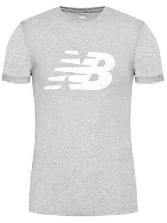 New Balance T-Shirt Nb Cl Fly NBWT0381 Szary Athletic Fit