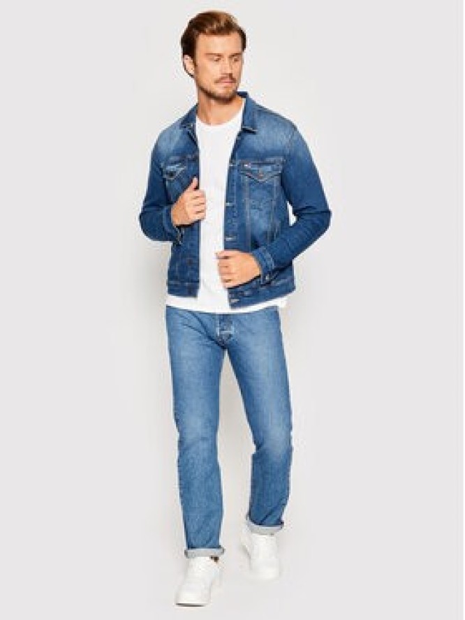 Tommy Jeans Kurtka jeansowa DM0DM10244 Niebieski Regular Fit