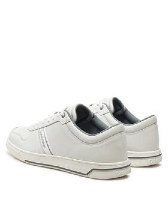 Calvin Klein Sneakersy Low Top Lace Up Logo HM0HM01491 Biały