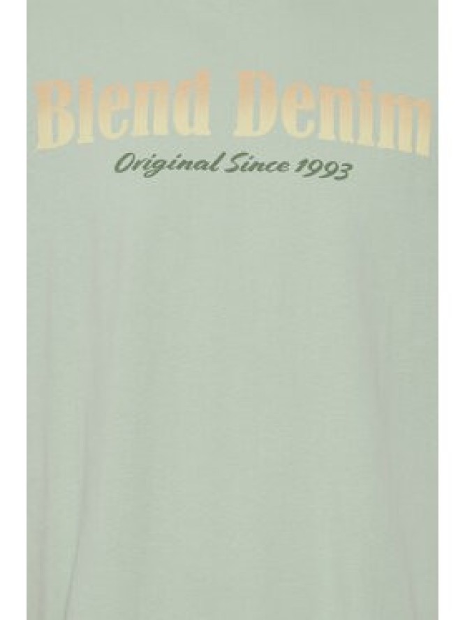 Blend T-Shirt 20715332 Zielony Regular Fit