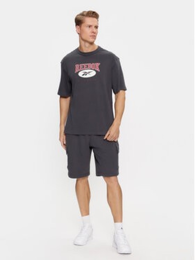 Reebok T-Shirt Archive Essentials IL8793 Szary Regular Fit