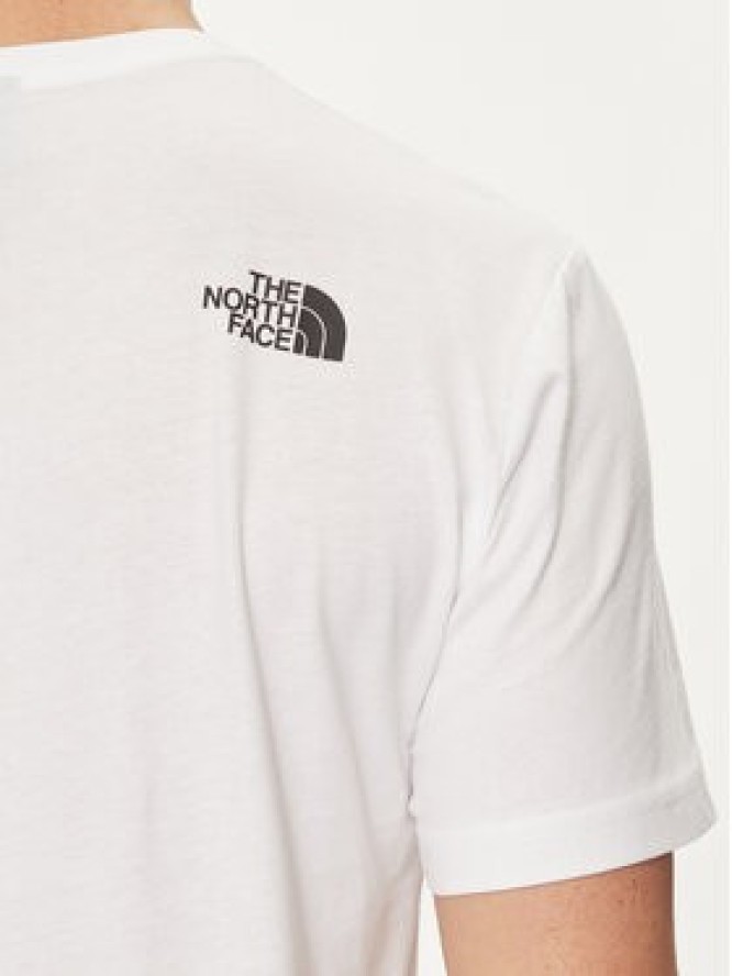 The North Face T-Shirt Never Stop NF0A87NS Biały Regular Fit