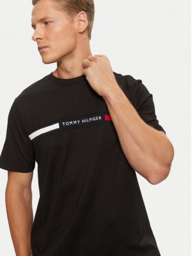 Tommy Hilfiger T-Shirt MW0MW36498 Czarny Regular Fit