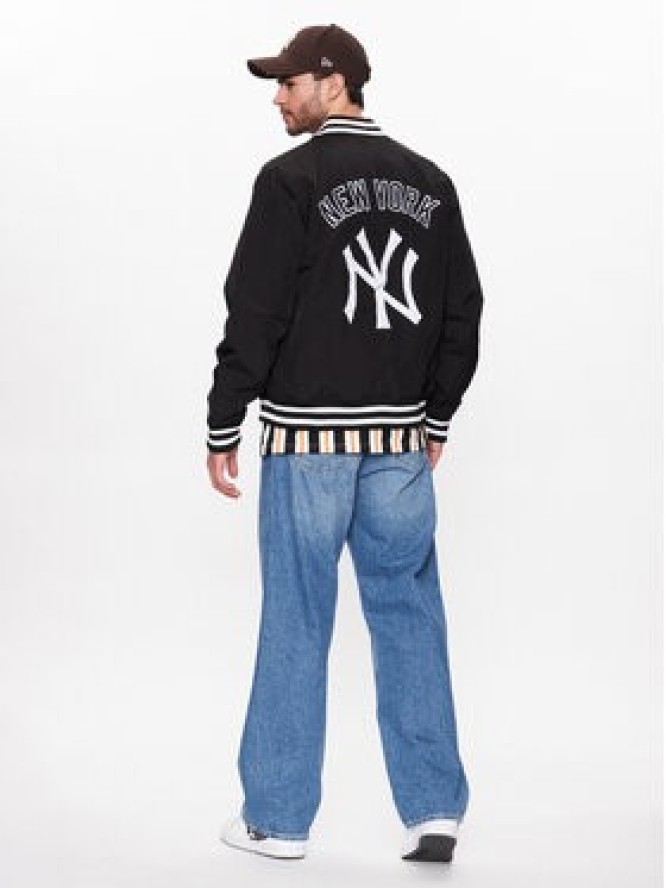 New Era Kurtka bomber New York Yankees MLB Team Logo 60332171 Czarny Regular Fit