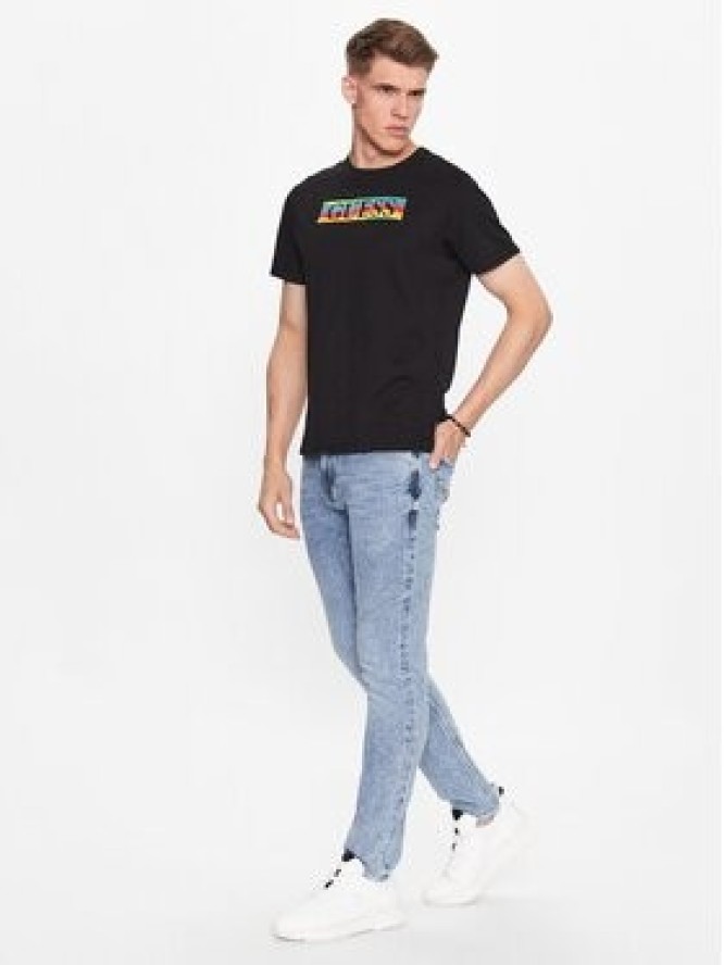 Guess Jeansy M3YAS2 D4WBC Niebieski Slim Tapered Fit