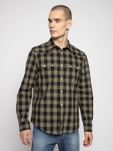 LEE RIDER SHIRT MĘSKA KOSZULA UTILITY GREEN L851DLNG