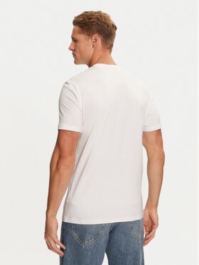 Guess T-Shirt M4BI33 J1314 Biały Slim Fit