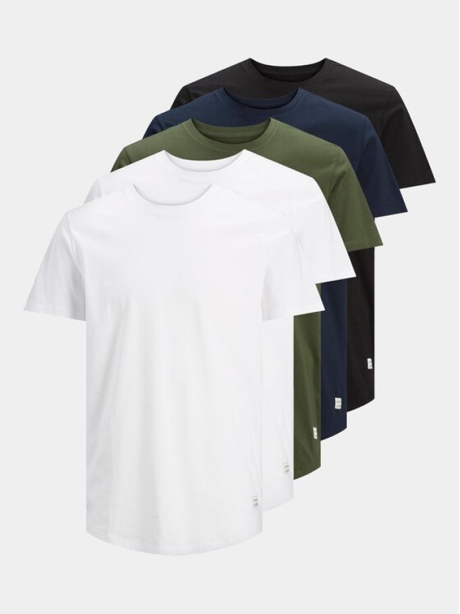 Jack&Jones Komplet 5 t-shirtów Noa 12183653 Kolorowy Regular Fit