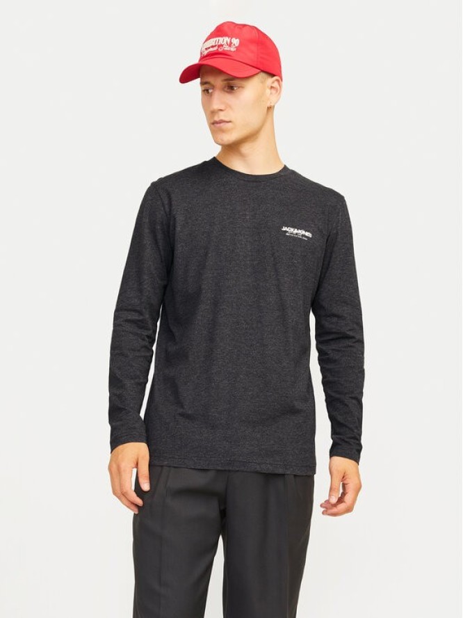 Jack&Jones Longsleeve Alvis 12259735 Czarny Standard Fit