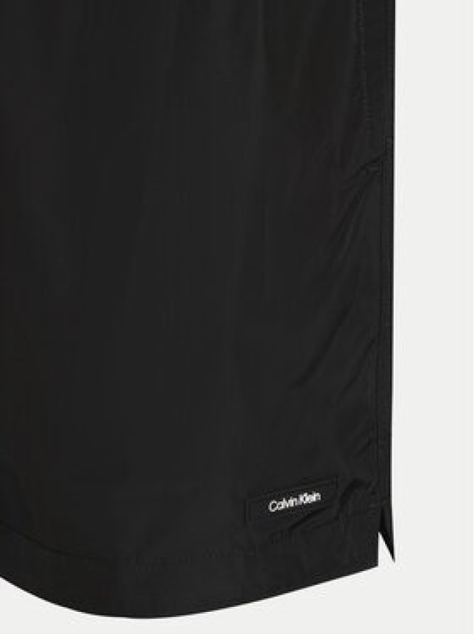 Calvin Klein Swimwear Szorty kąpielowe KM0KM01111 Czarny Regular Fit
