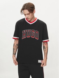 Hugo T-Shirt Duava 50510173 Czarny Relaxed Fit