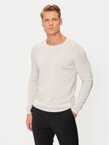 KARL LAGERFELD Sweter 655000 544399 Beżowy Regular Fit