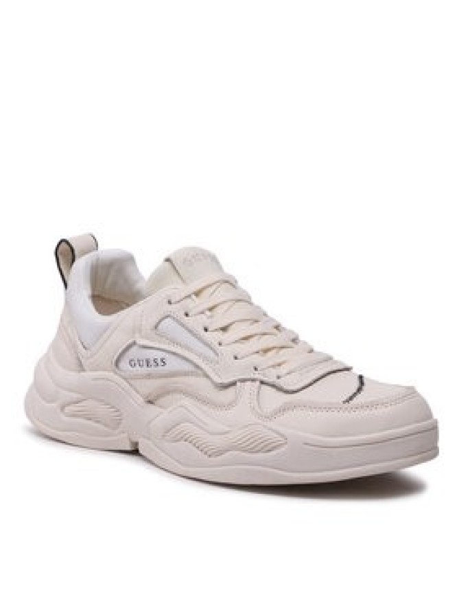 Guess Sneakersy Bassano FM5BSN LEA12 Beżowy