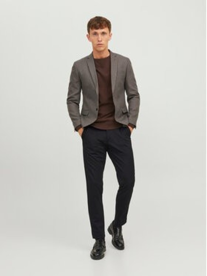 Jack&Jones Chinosy Marco 12237523 Czarny Slim Fit