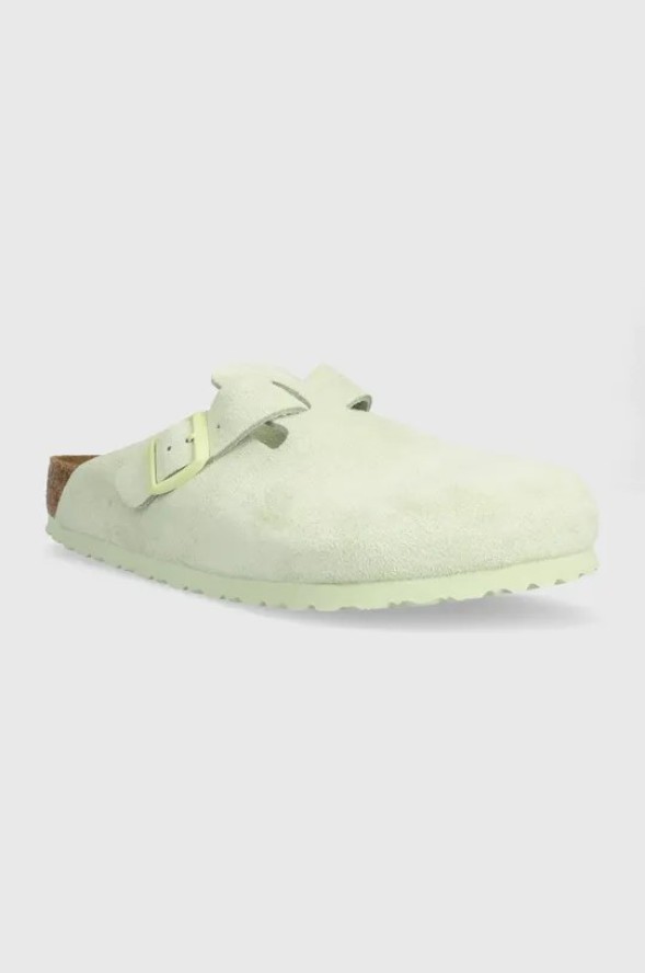 Klapki męskie BIRKENSTOCK BOSTON LEVE FADED LIME