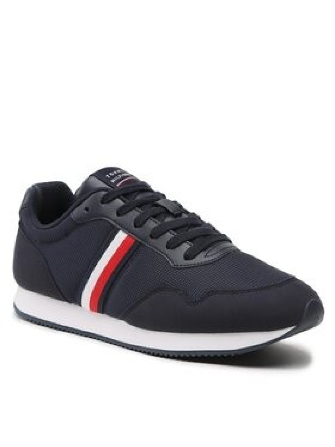 Tommy Hilfiger Sneakersy Core Lo Runner FM0FM04504 Granatowy