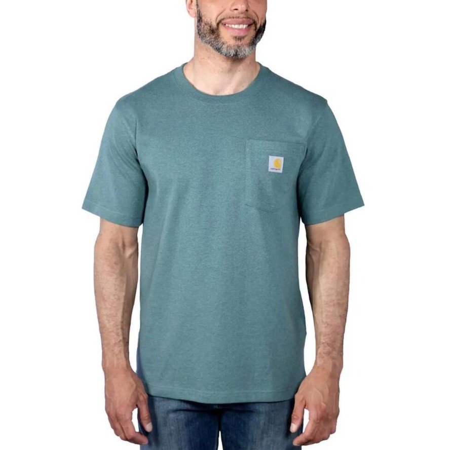 Koszulka sportowa męska T-shirt Carhartt Heavyweight Pocket K87