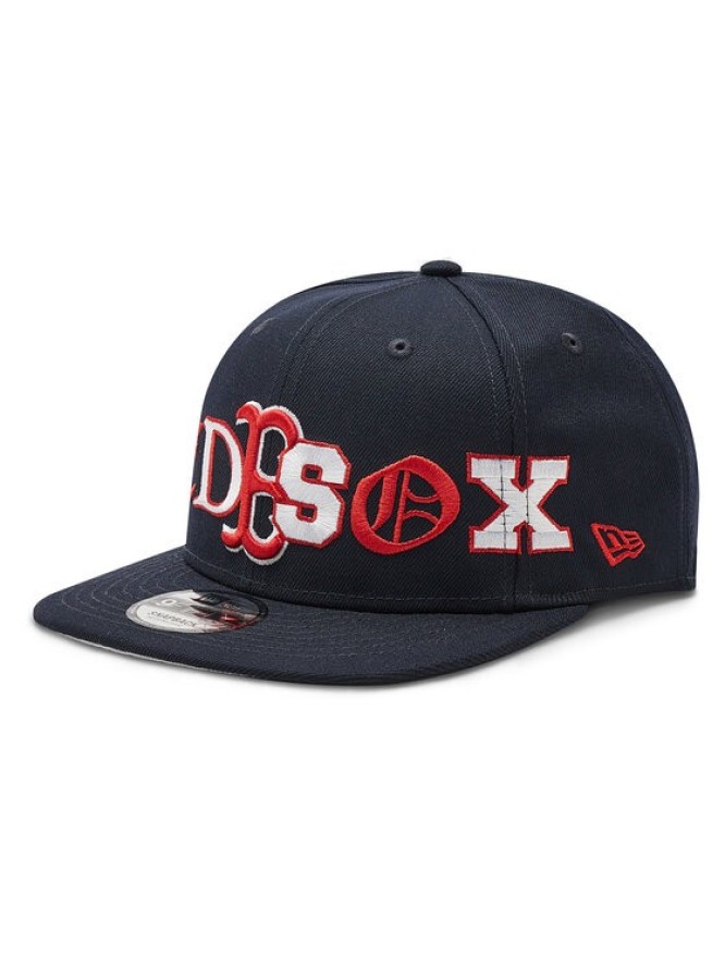 New Era Czapka z daszkiem Team Typography 60285220 Granatowy