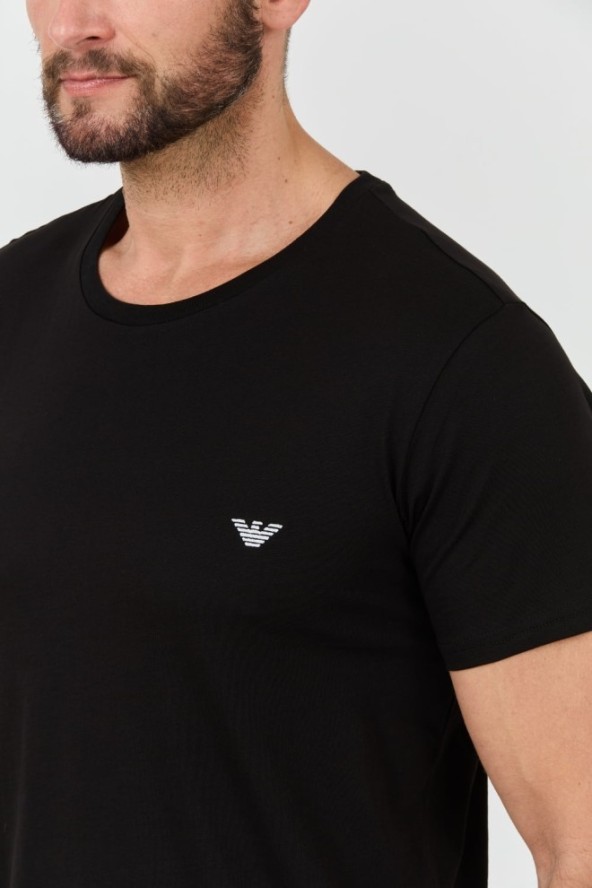 EMPORIO ARMANI Czarny t-shirt basique