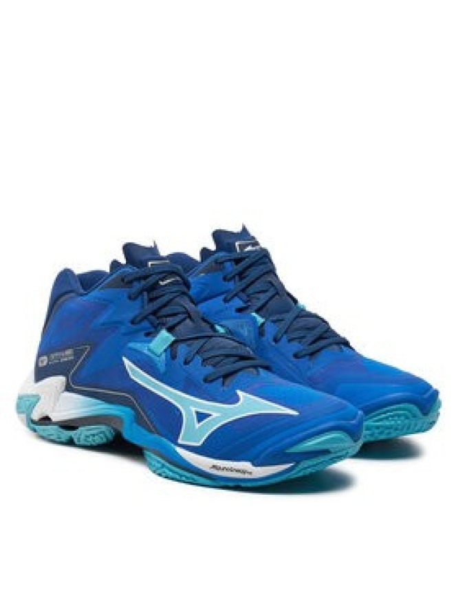 Mizuno Buty halowe Wave Lightining Z8 Mid V1GA2405 Niebieski