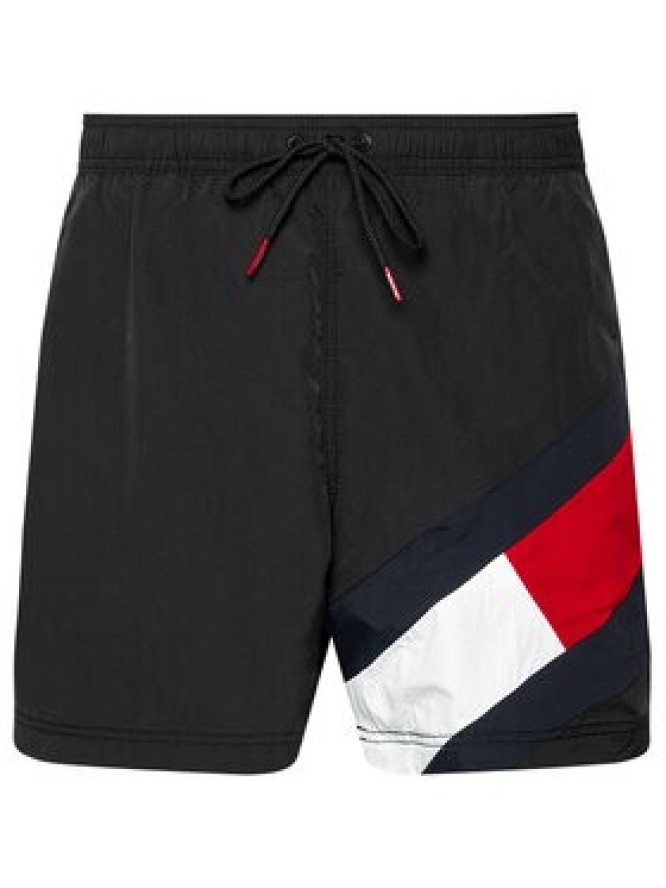 Tommy Hilfiger Szorty kąpielowe UM0UM02048 Czarny Slim Fit