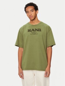 Karl Kani T-Shirt Retro Sprayed 60300095 Zielony Regular Fit