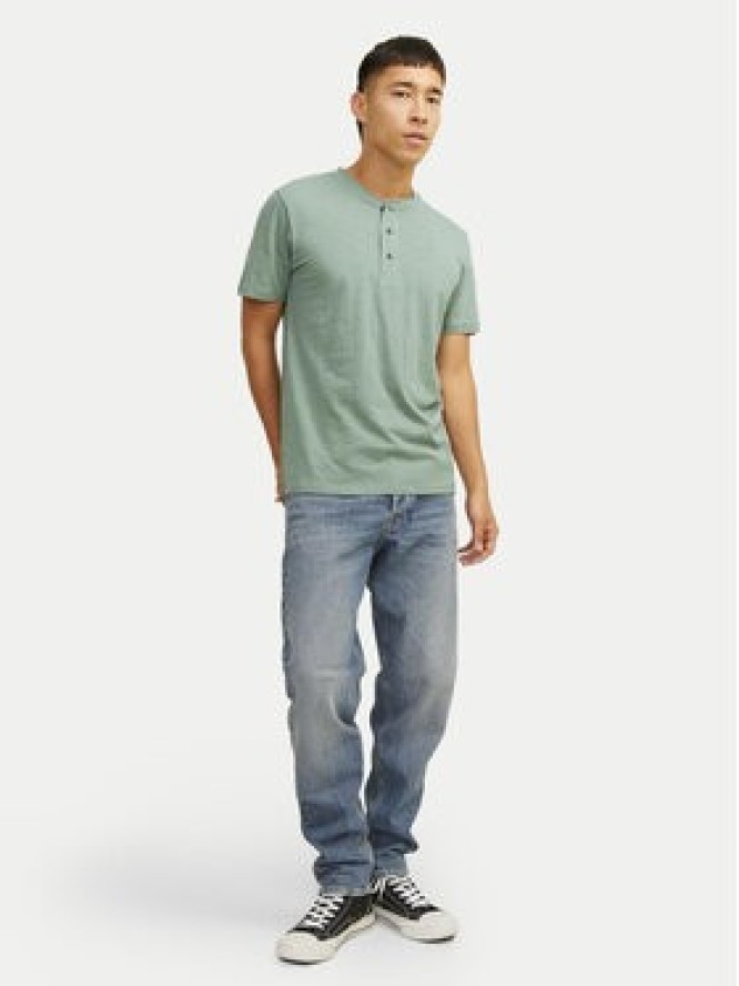 Jack&Jones T-Shirt Jprblunixs 12257965 Zielony Slim Fit