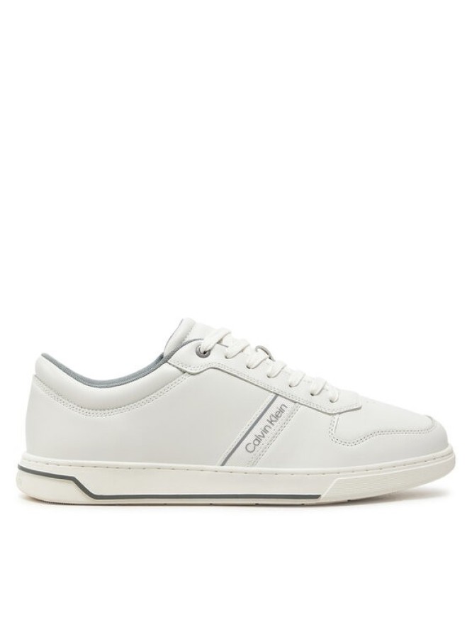 Calvin Klein Sneakersy Low Top Lace Up Logo HM0HM01491 Biały