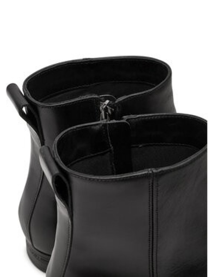 Calvin Klein Trzewiki Boot W/ Zip Lth HM0HM01501 Czarny