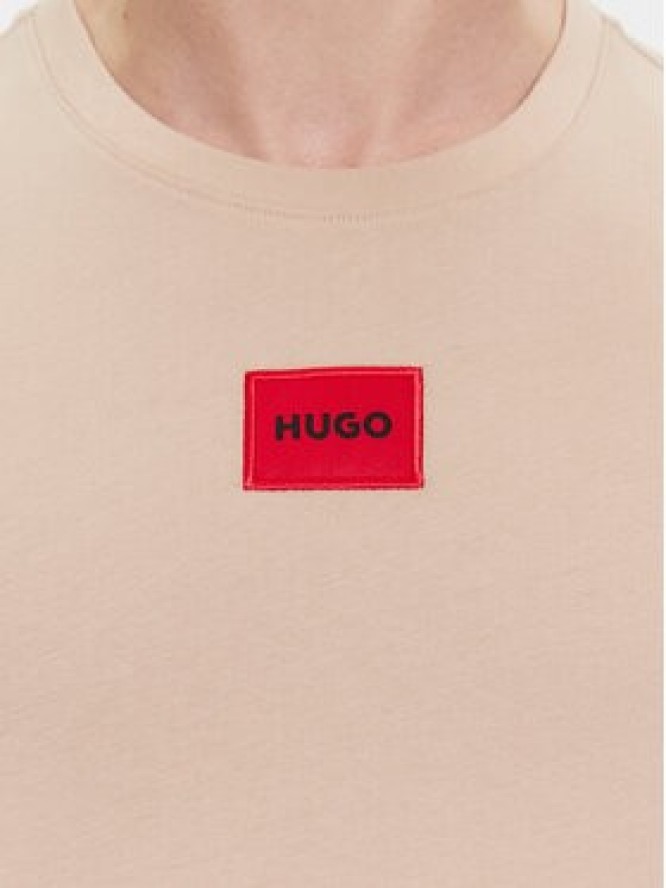 Hugo T-Shirt Diragolino212 50447978 Beżowy Regular Fit