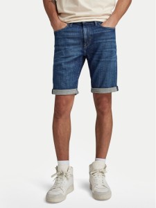 G-Star Raw Szorty jeansowe 3301 D10481-D441-G318 Niebieski Slim Fit