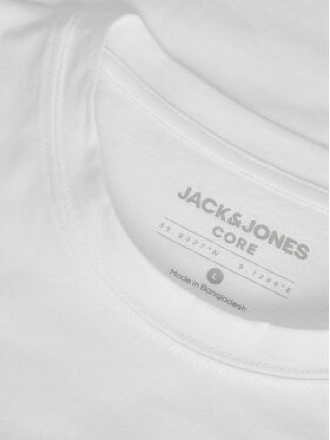 Jack&Jones T-Shirt Floral 12253401 Biały Wide Fit