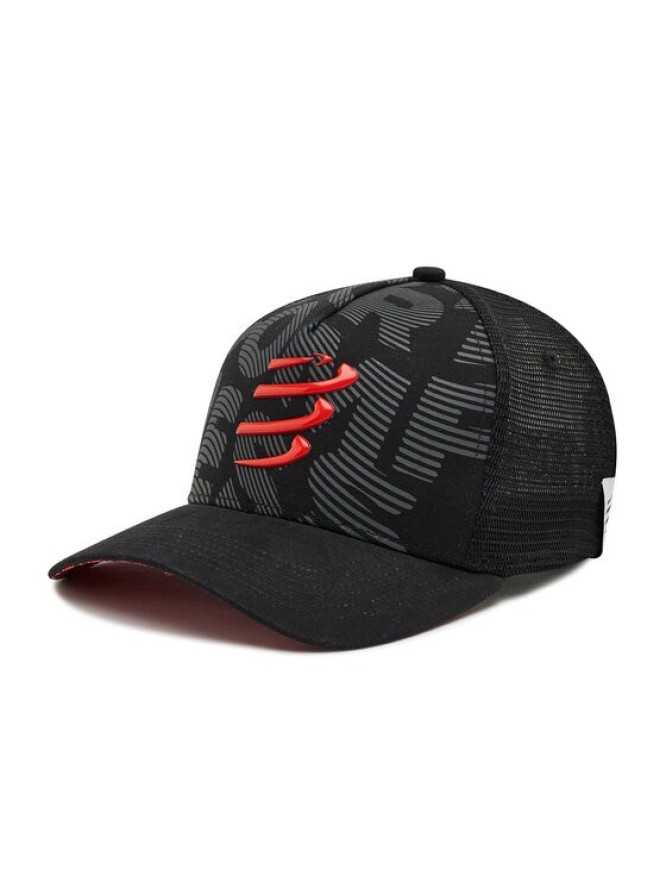 Compressport Czapka z daszkiem Trucker Cap CU00008B_990 Czarny