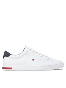 Tommy Hilfiger Sneakersy Essential Leather Detail Vulc FM0FM04047 Biały