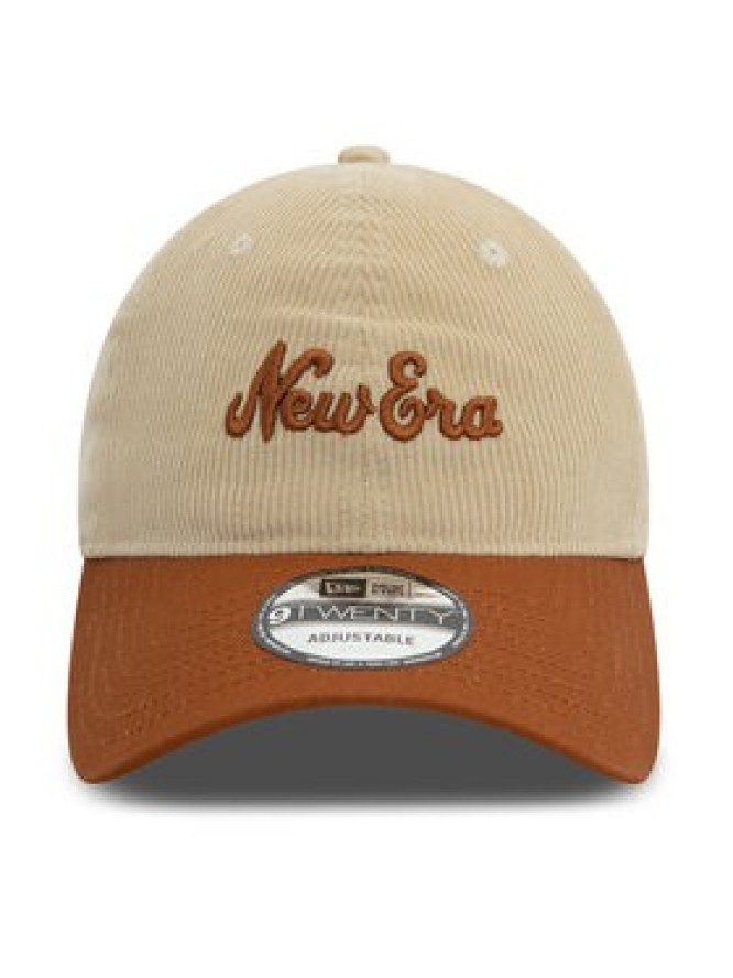 New Era Czapka z daszkiem Script Cord 9TWENTY 60580827 Beżowy