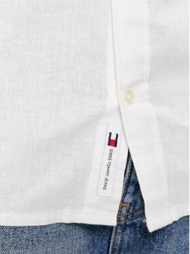 Tommy Jeans Koszula DM0DM18962 Biały Regular Fit